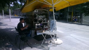 Contemplating another coffee